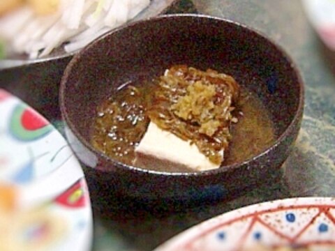 めかぶと豆腐の柚子胡椒風味